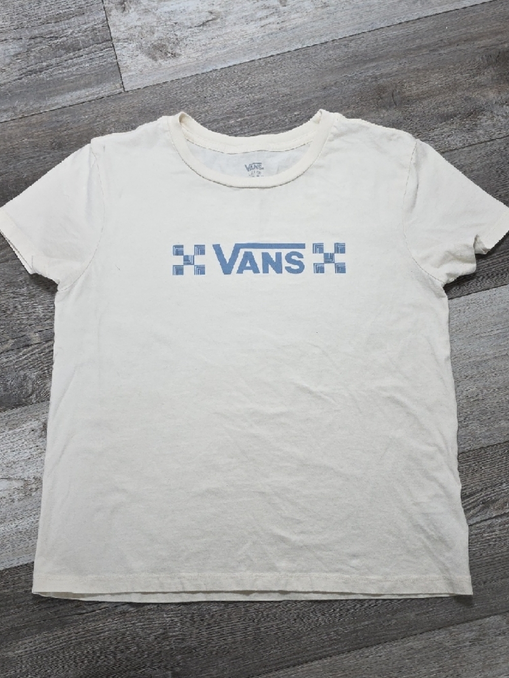 Vans | Sketchy Past Premium Checkered Logo Graphic 100% Cotton Tee Shirt Sz Lg